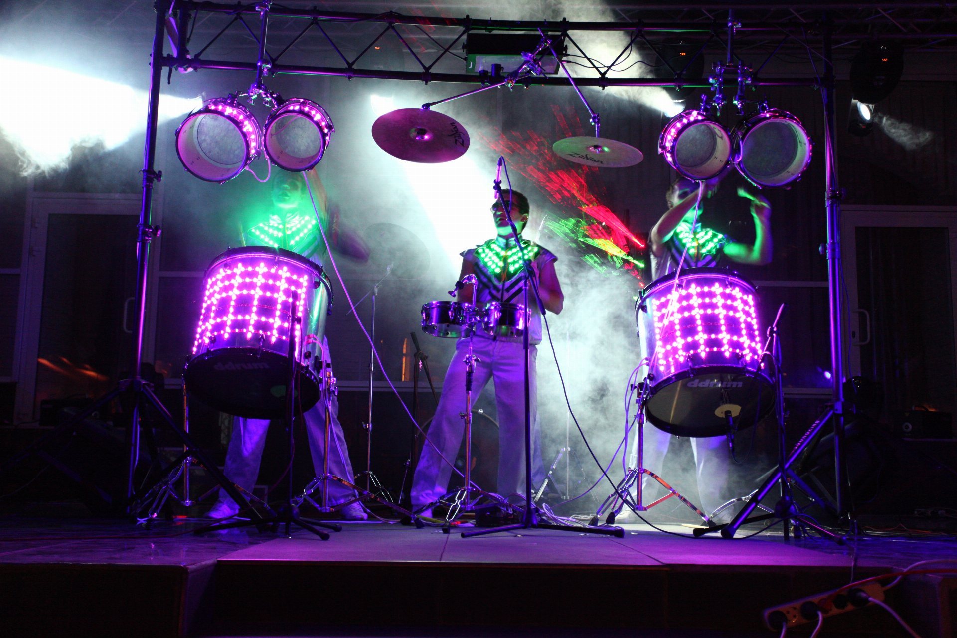 LED Drum Show: Light-Up Drums and LED Costumes for Your Event